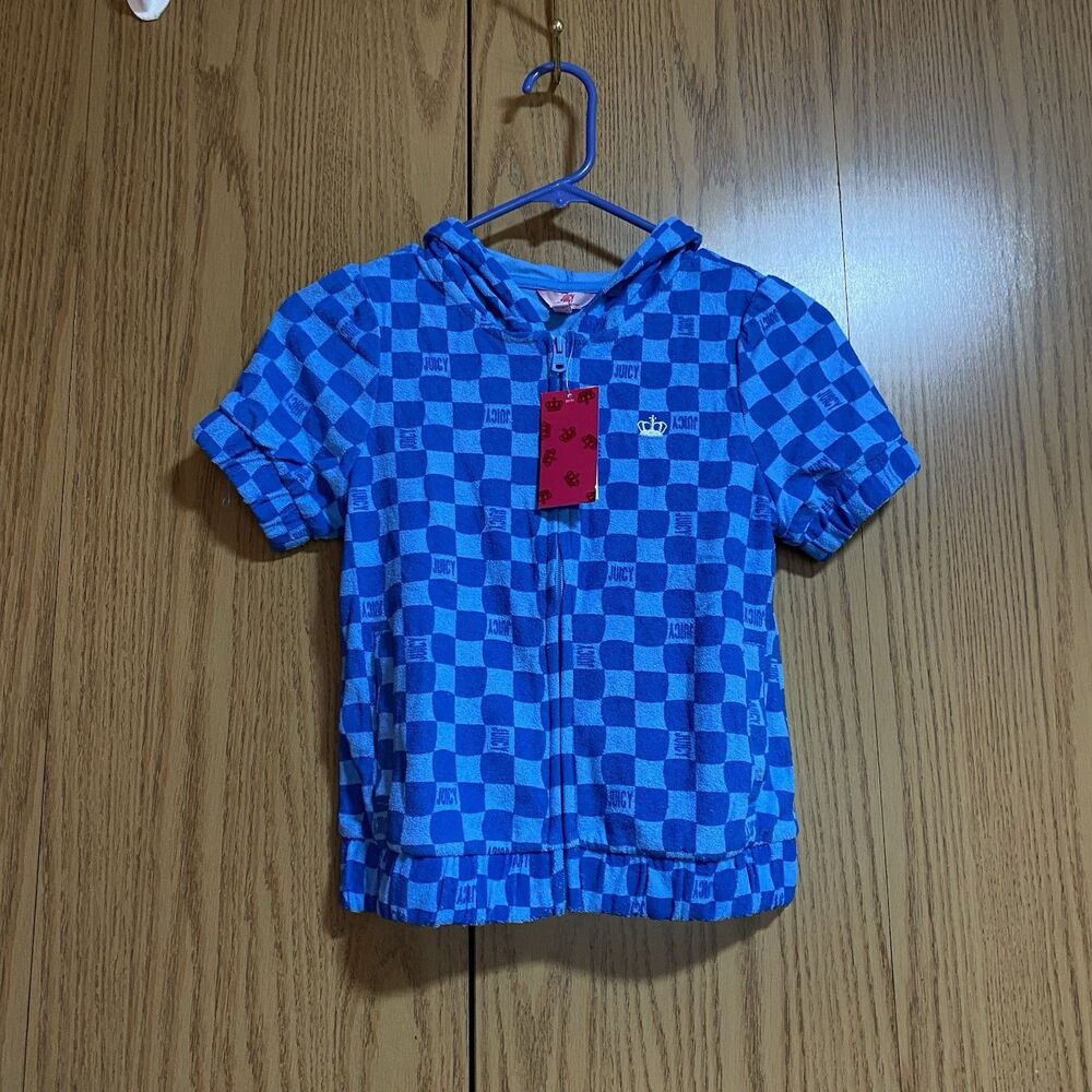 NWT Juicy Couture Girl’s Small (7/8) Terry Cloth Hoodie Jacket